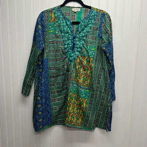 Velzera Bohemian Flowy Tunic Sz M